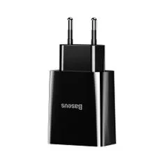 BASEUS Speed Mini hálózati töltő adapter 2x USB 2.1A 10.5W, fekete