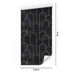 Muralo Tapéta Impozáns modell art deco stílusban, Modern design, Könnyen tisztítható, Krea 0,53m x 10m