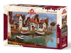 Art puzzle Cerchio-i puzzle-házak, Olaszország 1000 darab