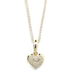 Cutie Jewellery Arany szív alakú medál cirkóniumokkal Z6295-2383-40-10-X-1