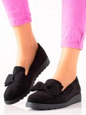 Amiatex Női félcipő 87789 + Nőin zokni Gatta Calzino Strech, fekete, 37