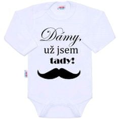 NEW BABY Új baba nyomtatott bodysuit Hölgyeim, itt vagyok! - ajándékcsomag - 56 (0-3m)