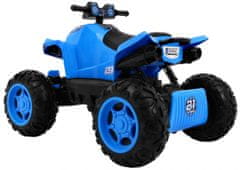 RAMIZ Quad Sport Run 4x4, kék színben, 12V/10Ah, 107 x 71 x 71 cm