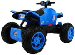 RAMIZ Quad Sport Run 4x4, kék színben, 12V/10Ah, 107 x 71 x 71 cm