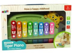 Lean-toys Színes oroszlán zongorák gyerekeknek cintányérok billentyűs hangszerek