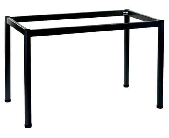 STEMA Fém keret asztalhoz vagy íróasztalhoz NY-A057/O. Kerek láb. Magassága 72,5 cm. Mérete 156x76 cm. Fekete.