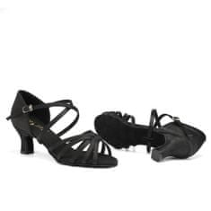 Burtan Dance Shoes Latino tánccipő Havana, fekete 5 cm, 39