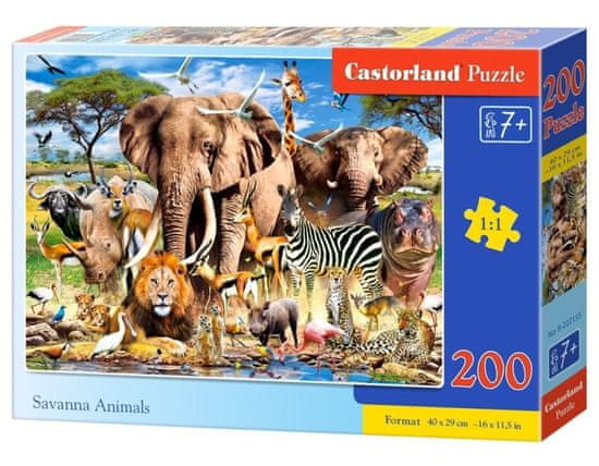 Castorland Puzzle Safari 200 db