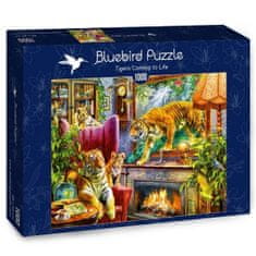 Blue Bird Puzzle Tigrisek kelnek életre 1000 darab