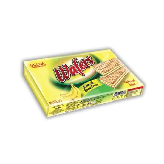 Golda Wafers Banan – Ostya banánkrémmel 175g