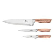 Berlingerhaus Rozsdamentes acél késkészlet 3 db Primal Rosegold Metallic Line BH-2493