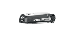 LEATHERMAN LTG832666 INGYENES K4 multifunkcionális kés 8,4 cm, 9 funkciós, fekete