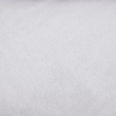 Greatstore sötétszürke-fehér vászon hatású kutyaágy 110,5 x 80,5 x 26 cm
