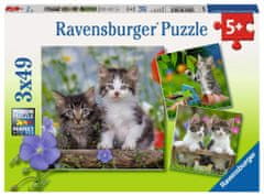 Ravensburger Puzzle Kiscicák 3x49 darab