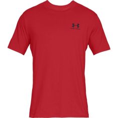 Under Armour Póló piros S Sportstyle Left Chest SS