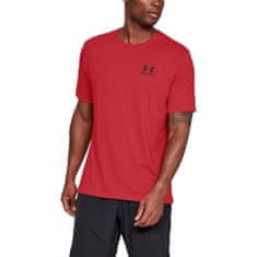 Under Armour Póló piros S Sportstyle Left Chest SS