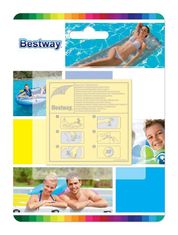 Bestway Bestway 62068 készlet, medence és felfújható matracok javításához, 10 db, 65 x 65 mm