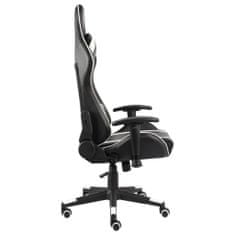 Greatstore fehér PVC forgó gamer szék