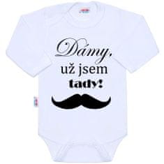 NEW BABY Új baba nyomtatott bodysuit Hölgyeim, itt vagyok! - ajándékcsomag - 86 (12-18m)