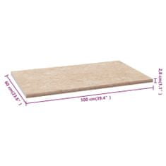 Greatstore bézs forgácslap márványtextúrájú konyhapult 100 x 60 x 2,8 cm