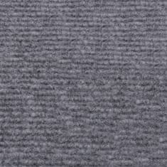 Vidaxl szürke bordás kiállítási szőnyeg 1,2 x 20 m 287673