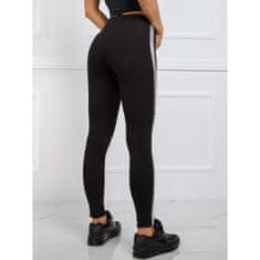 RUE PARIS Női leggings RUE PARIS csíkos fekete RV-LG-R4766.06_342813 S