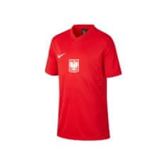 Nike Póló piros L JR Polska Breathe Football