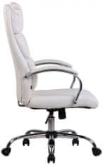 BHM Germany Bradford irodai szék, műbőr, fehér