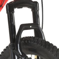 Vidaxl 21 sebességes piros mountain bike 27,5 hüvelykes kerékkel 42 cm 3067217