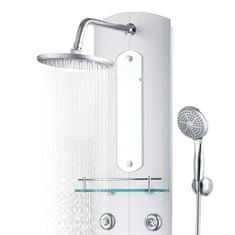 shumee ezüstszínű zuhanypanel 25 x 43 x 110 cm