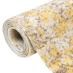Vidaxl sárga lapos szövésű kültéri szőnyeg 80 x 250 cm 317043