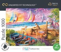 Trefl UFT Vacay Time Puzzle: View of Sailboats 1000 db