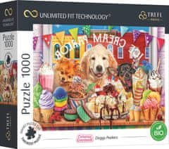 Trefl UFT Cuteness Overload puzzle: Kutyák egy édességbolt előtt 1000 darab