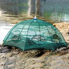 Netscroll Hálós esernyő alakú háló halak és rákok halászatához, háló halak és rákok fogására, NetFish