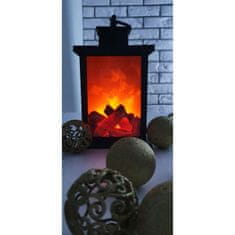 MG Lantern Fireplace LED lampáš, fekete