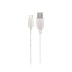 maXlife hálózati töltő MXTC-01 USB Fast Charge 2.1A + Micro USB kábel, fehér