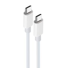 maXlife MXUC-05 kábel USB-C - USB-C 2,0 m 60 W fehér (OEM0101021)