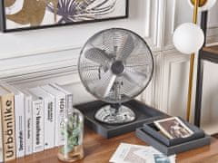 Beliani Asztali Ventilátor Ezüst Színben 42 cm WENSUM