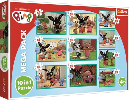 Trefl Puzzle Bing és barátai MEGA PACK 10 az 1-ben