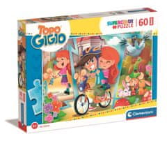 Clementoni Puzzle Mouse Gigio szórakozik barátaival MAXI 60 db