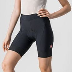 Castelli Női kerékpáros rövidnadrág Prima Short Black/Dark Grey, M, fekete/sötét szürke