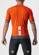 Castelli Férfi kerékpáros mez Entrata VI Jersey Fiery Red/Dark Gray-Ivory, XXL, narancssárga