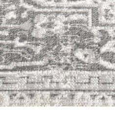 Vidaxl világosszürke lapos szövésű kültéri szőnyeg 80 x 250 cm 317051