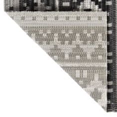 shumee sötétszürke lapos szövésű kültéri szőnyeg 115 x 170 cm