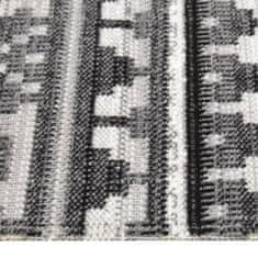 Vidaxl sötétszürke lapos szövésű kültéri szőnyeg 115 x 170 cm 317060