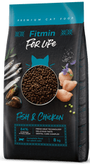 Fitmin cat For Life Adult Fish and Chicken 8 kg