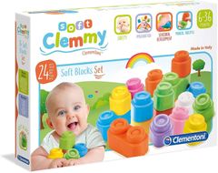 Clementoni Soft Clemmy 24 db puha kockából álló készlet