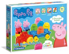 Clementoni SOFT CLEMMY Peppa Pig vonat 10 blokkal