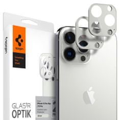 Spigen KAMERA VÉDELME SPIGEN OPTIK.TR KAMERA VÉDŐ 2 CSOMAGOS IPHONE 13 PRO / 13 PRO MAX SILVER