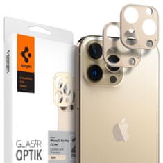 Spigen KAMERA VÉDELME SPIGEN OPTIK.TR KAMERA VÉDŐ 2 CSOMAGOS IPHONE 13 PRO / 13 PRO MAX GOLD